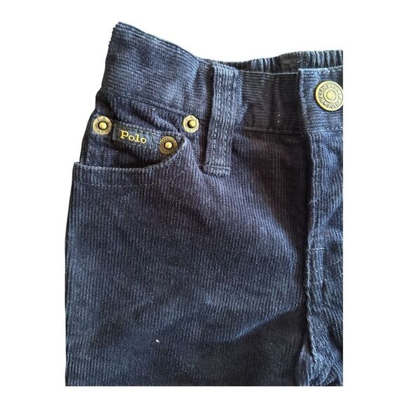 Polo Ralph Lauren Boys navy corduroy pants - Picture 3 of 7